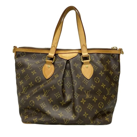 Auth LOUIS VUITTON Palermo PM M40145 Monogram VI4029 Handbag Monogram Canvas - Picture 1 of 16